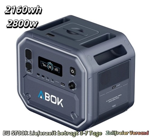 Tragbare powerstation 2160wh - tragbare,