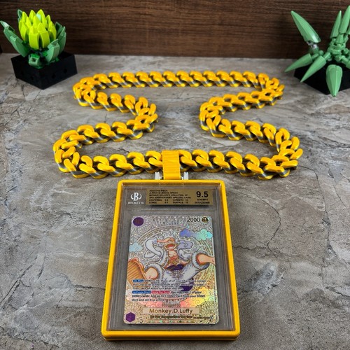 Card holder necklace - card,