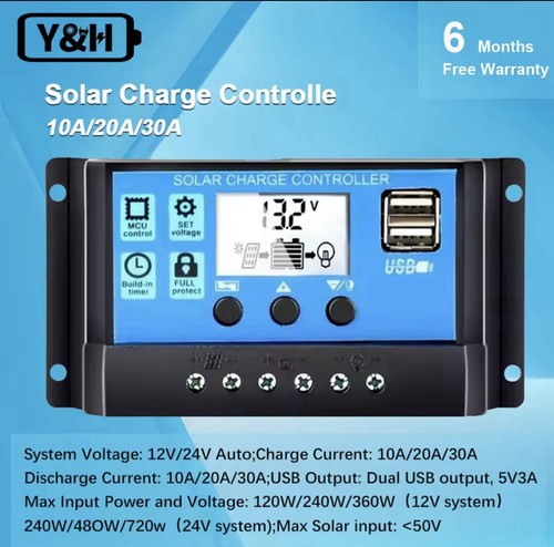 Laderegler solarpanel mppt 30a - solarpanel,