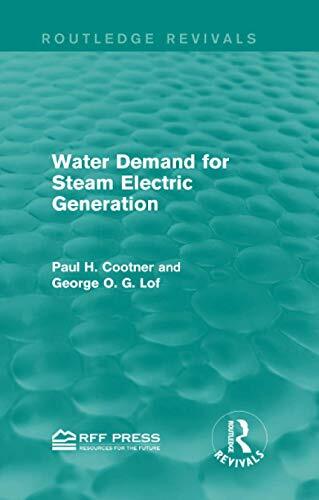 Water demand for steam - water,